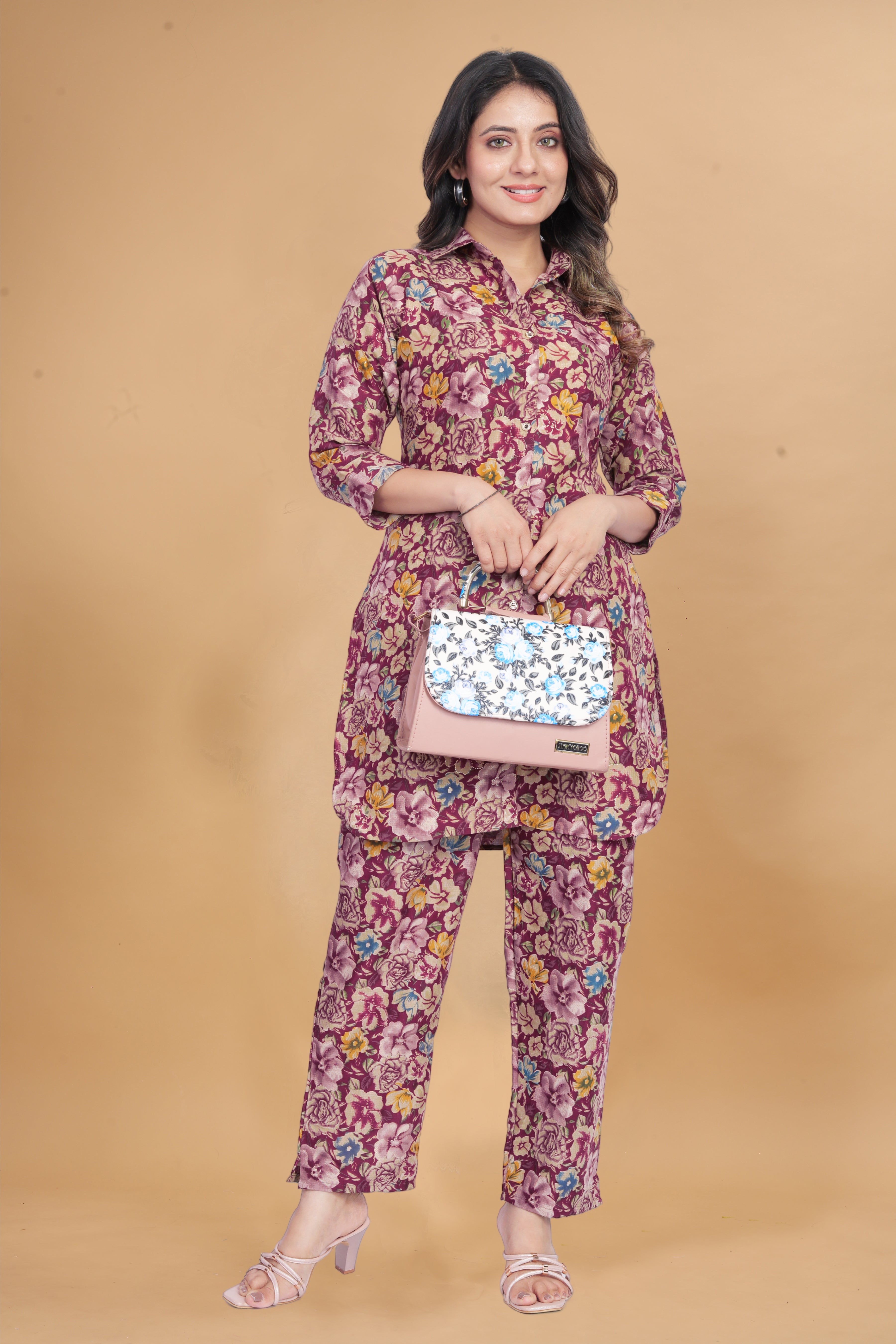 Cotton rayon co ord set special for summers
