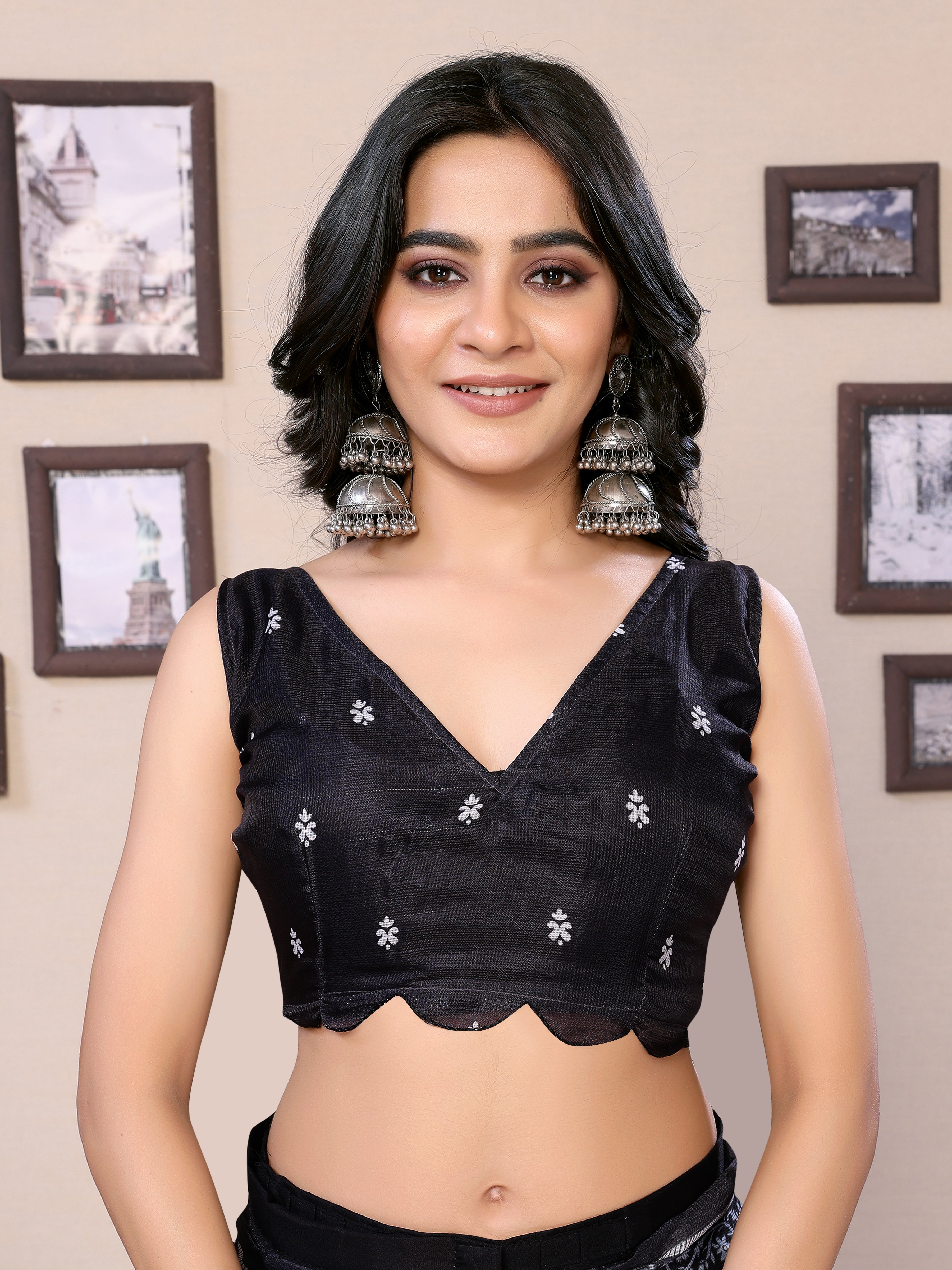 Ready to wear Saree – Instant Elegance Saree - Butti Print
